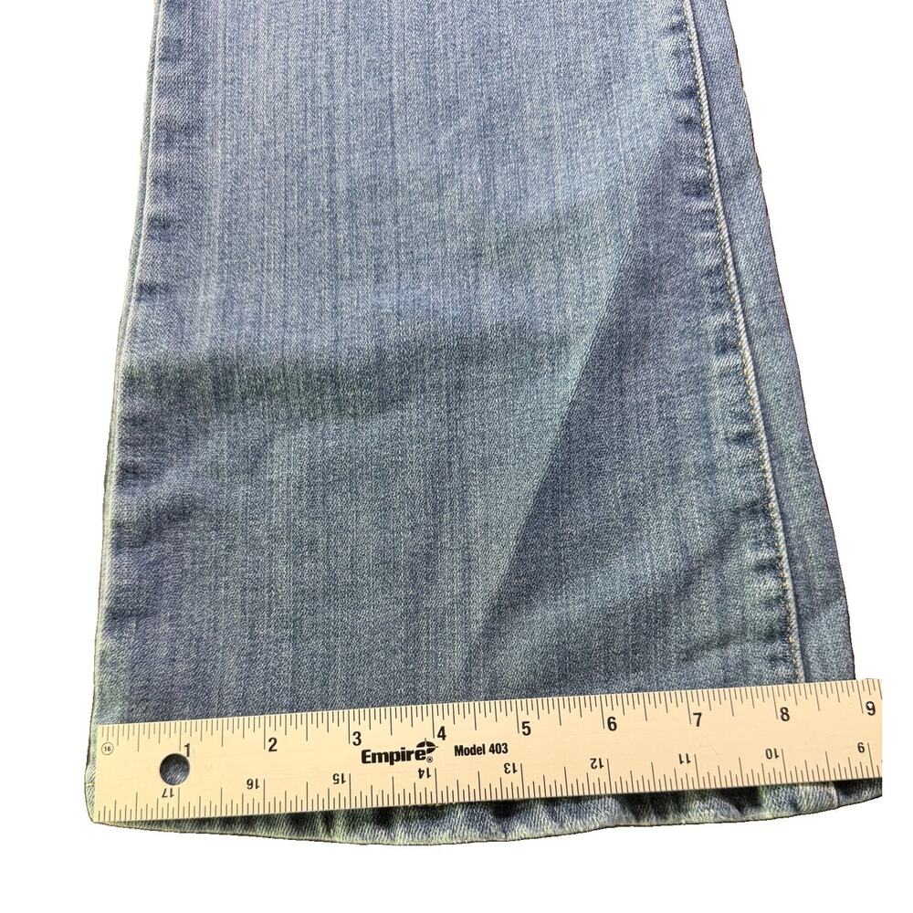 Levi’s 726 Flare Jeans W28 L32 Light Wash High Rise Stretch - Picture 8 of 13